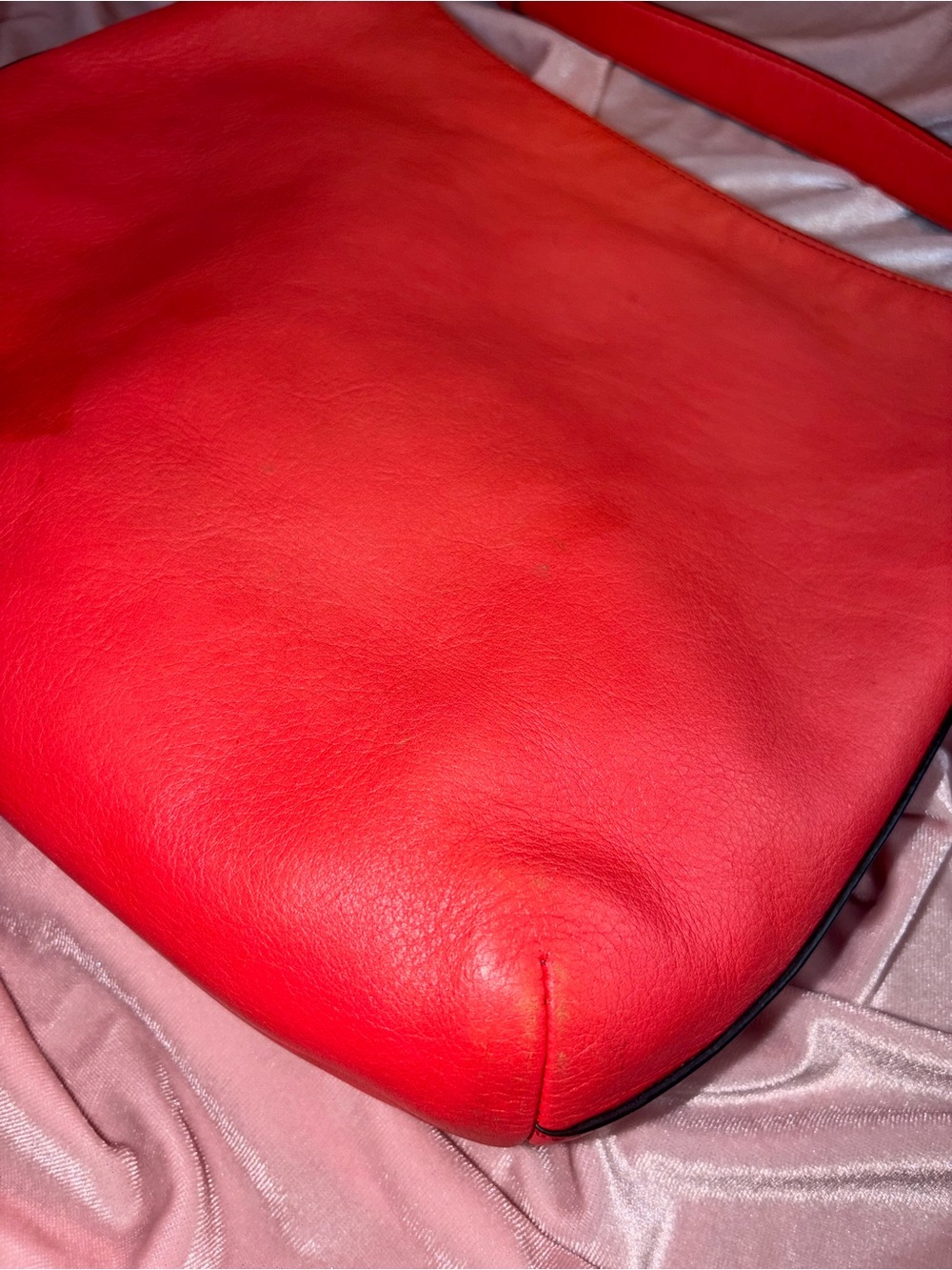 Authentic 2012 Coach Legacy Courtenay Hobo Bag Bright Coral NoK1293-22381 - Picture 11 of 12